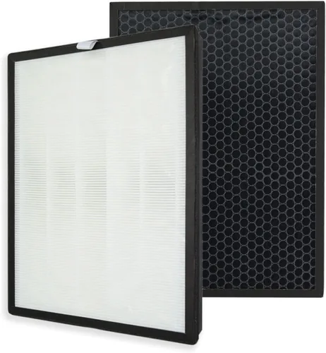 PUREBURG Filtro de repuesto compatible con el purificador de aire COLZER BKJ-33, H13 True HEPA y filtración multicapa de carbón activado, paquete de