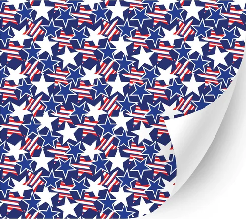 Miniatura 6 de HTV4U Puff - Vinilo de transferencia de calor con estampado americano (estrellas blancas sobre azul, 12 x 20 pulgadas), papel de transferencia