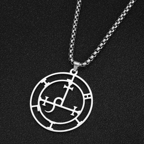 Miniatura 21 de EUEAVAN Sigil of Lilith Collar para mujeres y hombres Hécate gótico Lilith Diosa Sigil colgante Lucifer Signo mitología pagana joyería regalo
