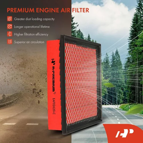 Miniatura 3 de A-Premium Filtro de aire de motor de alto rendimiento, pre-aceitado Compatible con Ford y Lincoln - Expedition(2007-2024), F150(2009-2024), F250