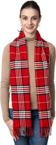 Miniatura 72 de Bufanda de invierno Achillea suave y cálida, de tartán, a cuadros, de cachemira, unisex