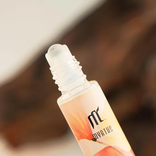 Miniatura 7 de Perfume enrollable para mujer, botella de vidrio oriental floral de 0.3 fl oz, perfume de viaje de larga duración para oficina, cita y uso diario