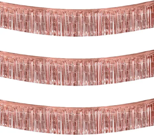 Miniatura 70 de BEISHIDA 3 Paquetes de Guirnalda de Flecos de Lámina Metálica Arcoíris Oscuro para Colgar en la Pared, Banderas de Oropiel para Halloween, Flotas