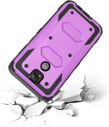 Miniatura 6 de Asuwish Funda híbrida para Moto G Power 2021, híbrida, a prueba de golpes, dura, a prueba de caídas, protección de cuerpo completo, accesorios