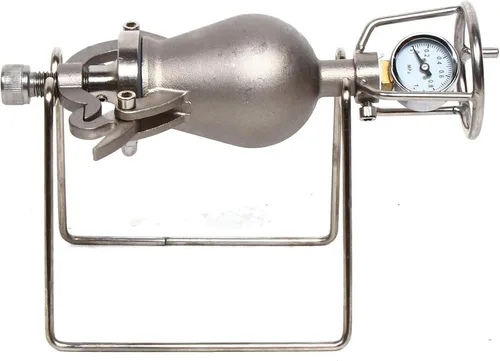 Miniatura 8 de Máquina tradicional de palomitas de maíz a la antigua, mini manivela de acero inoxidable, amplificador de comida de cañón de mano, máquina