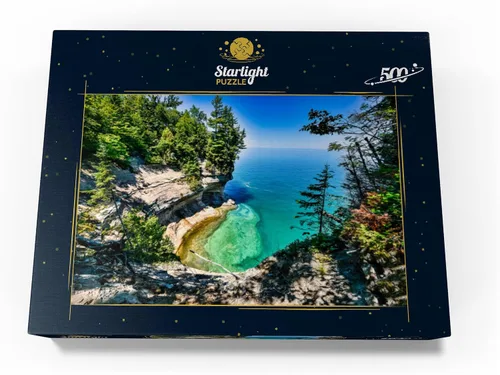 Miniatura 4 de MyPuzzle The Towering View of Lake Superior from Michigan On The Upper Peninsula - Rompecabezas prémium de 500 piezas para adultos