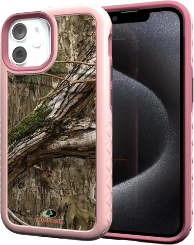 Miniatura 76 de cellhelmet Mossy Oak Agua Yellowfin Funda de doble capa en gris diseñada para iPhone 13 Mini a prueba de golpes y caídas, duradera, como se ve