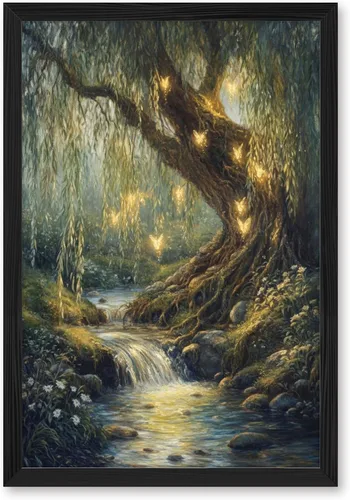 Miniatura 16 de Póster vintage de rana botánica retro, arte de pared de animales para amantes de las plantas, impresión humorística victoriana de rana caballero