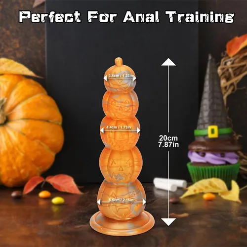 Miniatura 5 de Consolador de Fantasía Monstruo, Consoladores Anales y Perlas Anales para Hombres, Consolador de Nudo de Silicona de 7.87 Pulgadas con Ventosa