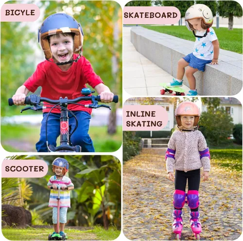 Miniatura 5 de Cascos de motocicleta de cara abierta 3/4 para niños de 4 a 15 años de edad, cascos de bicicleta de tierra ATV para niños jóvenes, casco medio