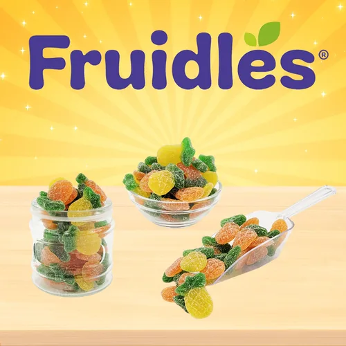 Miniatura 4 de Fruidles Gomitas de piña ácida, gomitas deliciosas con sabores de frutas (2.2 libras)