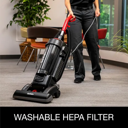 Miniatura 5 de Sanitaire Force SC5845D - Aspiradora vertical comercial, color negro
