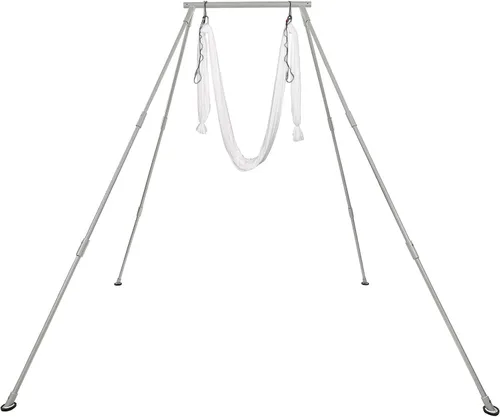 Miniatura 9 de HECASA 8.1 FT Aerial Yoga Stand 550lbs Max Capacity for Indoor and Outdoor Fitness Bodybuilding Height Adjustable for Yoga Frame