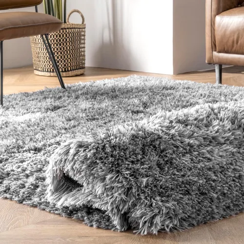 Miniatura 6 de nuLOOM Kristan Modern Shag - Alfombra decorativa, 3 x 5, color gris
