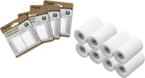 Miniatura 11 de ROLLINGDOG Rodillos de espuma de 2 pulgadas, rodillos de pintura de espuma de alta densidad o pintura de corte y detalles (paquete de 10)