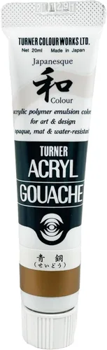 Miniatura 10 de Turner's AG020350 Gouache acrílico, color japonés, color agua dulce (Usuzuiro), 0.7 onzas líquidas (0.7 fl oz) (Nº 6)