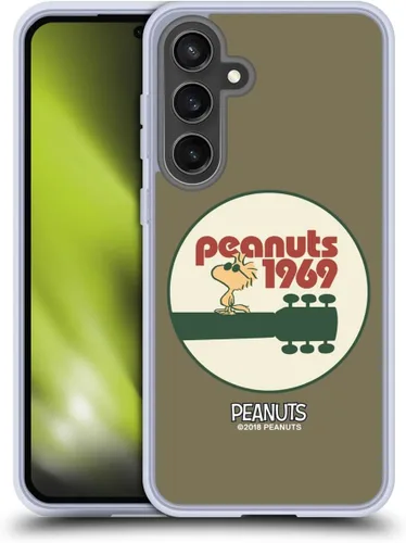 Miniatura 345 de Head Case Designs Funda de gel Woodstock 50th con licencia oficial de Peanuts Snoopy Guitar 1969 [protección de grado militar] compatible