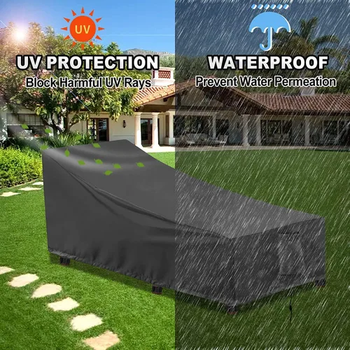 Miniatura 6 de OutdoorLines Funda Impermeable para Tumbona de Patio para Exteriores - Fundas para Tumbonas Resistentes a los Rayos UV, Resistentes a la Intemperie