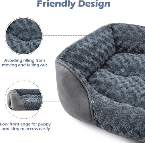 Miniatura 5 de INVENHO Cama XXL para perros grandes, medianos y pequeños, cama rectangular lavable para perro, cama ortopédica para perros, cama suave y relajante