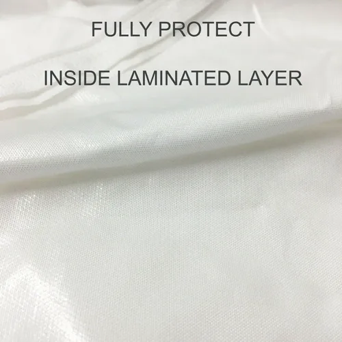 Miniatura 2 de Cobertor para colchón con cierre zipper, protección contra chinches y ácaros, hipoalergénico, Microfibra, Blanco, Completo