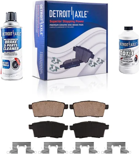 Miniatura 127 de Detroit Axle - Pastillas de Freno para Nissan Altima Sentra 350Z Juke INFINITI G35, Pastillas de Freno Cerámica Delanteras y Traseras Reemplazo