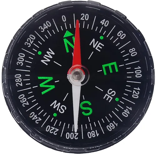 Miniatura 8 de Brújula de 1.7 pulgadas, tamaño de bolsillo, equipo de supervivencia para senderismo, navegación precisa de 360 grados para mochileros y entusiastas