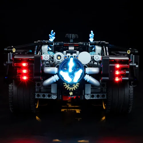 Miniatura 8 de Kyglaring Juego de luces LED compatibles con Lego Technic The Batman – Batmobile 42127 Kit de construcción – sin juego de Lego (versión clásica)