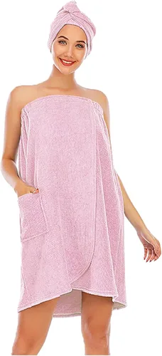 Toalla de baño rosa para mujer, talla extragrande, toalla de ducha para mujer, talla XXL, para viajes a la piscina