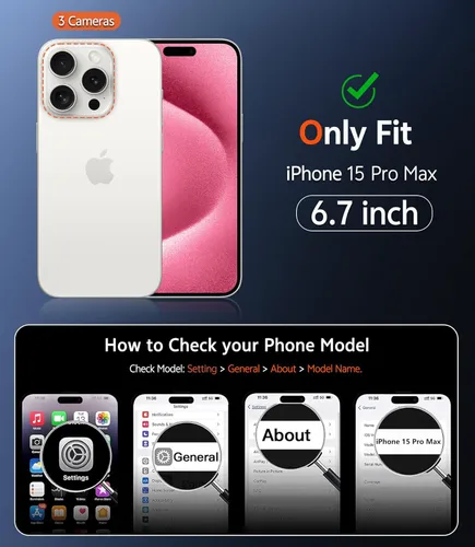 Miniatura 146 de FNTCASE Funda para iPhone 13 Pro-Max: Fundas magnéticas transparentes compatibles con Magsafe Slim anti amarillamiento protección contra caídas