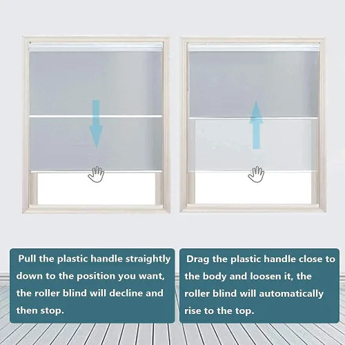 Miniatura 8 de Persilux Persianas Enrollables para Ventana Persianas sin Cordones para Ventana 100% Opacas Persianas Enrollables Protección UV Persianas de Ahorro