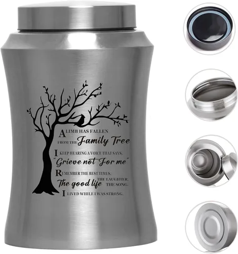 Miniatura 7 de Urna decorativa de cremación para cenizas humanas, grande de hasta 220 libras, urna funeraria decorativa de memoria grande para cenizas masculinas