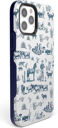 Miniatura 2 de Casely Funda para iPhone 12/12 Pro Wild West Adventure Desierto Compatible con MagSafe Diseño protector audaz