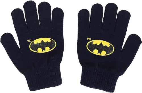 Miniatura 3 de Batman Classic Bat Signal - Conjunto de gorro y guantes para jóvenes, multicolor, Multi colorido