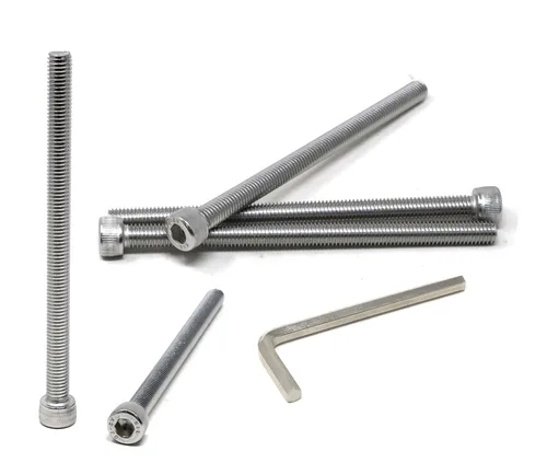 Miniatura 41 de iexcell 25 piezas M4 x 60/65/70/75/3.150 in paso de rosca 0.028 in acero inoxidable 304 cabeza hexagonal Tornillos Tornillos surtido Kit