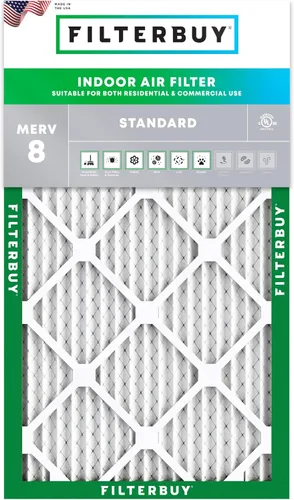 Miniatura 14 de Filterbuy - Filtro de aire MERV 8 de 8x14x1, defensa esencial contra el polvo y las alergias (1 unidad), filtros plisados electrostáticos