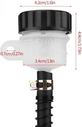 Miniatura 5 de Cilindro maestro de freno trasero compatible con Suzuki GSXR 400 600 750 1000 1100 1300R 650 1200 1250 SXG Bandit GSF 250 RF600 RF900 SV650 SV1000