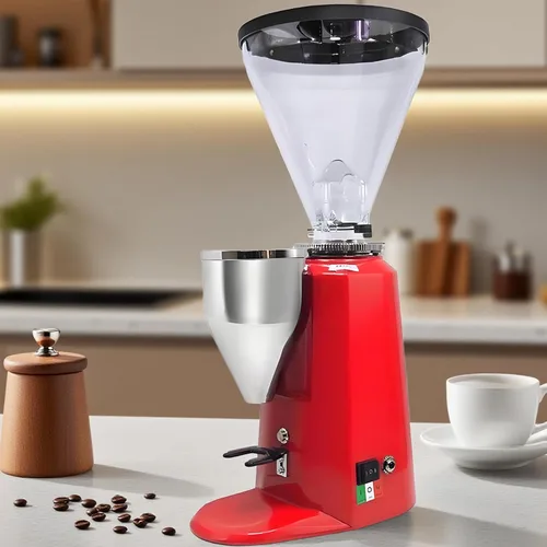 Miniatura 9 de Molinillo de fresas planas de café eléctrico de 360 W, ajuste preciso de 19, para expreso/goteo/cerveza fría/prensa francesa, color negro