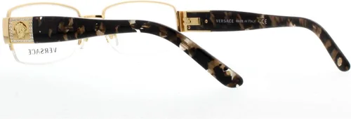Miniatura 7 de Versace VE 1175B - Anteojos con montura dorada y lentes de diámetro no 2.087 in