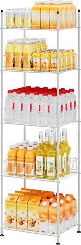 Miniatura 12 de Organizador de botellas de agua de 3 niveles para botellas de agua, estante de almacenamiento de metal para bebidas y refrescos, soporte para Negro