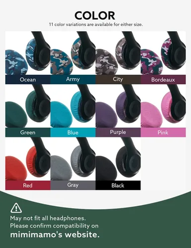 Miniatura 4 de Mimimamo Cubierta para auriculares súper elástica tamaño L (rosa)