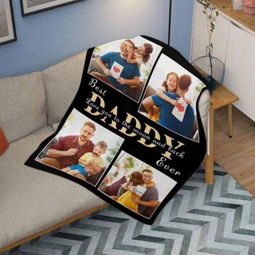 Miniatura 50 de MyPupSocks Manta personalizada para mamá, regalos personalizados para mamá, manta de cama con fotos, regalos de cumpleaños para mujeres, mamá