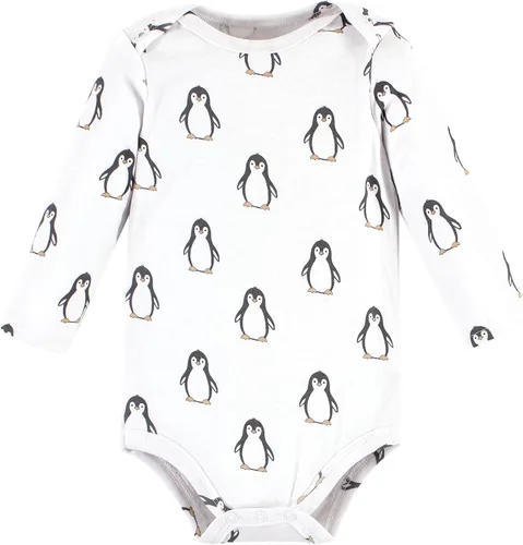 Miniatura 44 de Hudson Baby Body unisex de algodón de manga larga para bebé, leopardo rosa rojo
