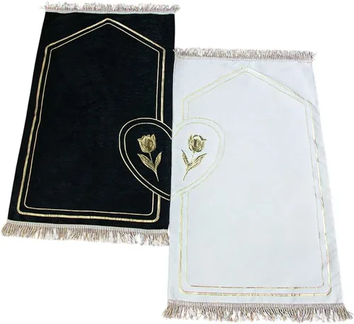 Miniatura 8 de ihvan online Alfombra de oración musulmana para parejas, juego de alfombrillas de oración gruesas y acolchadas para mujeres y hombres, oraciones
