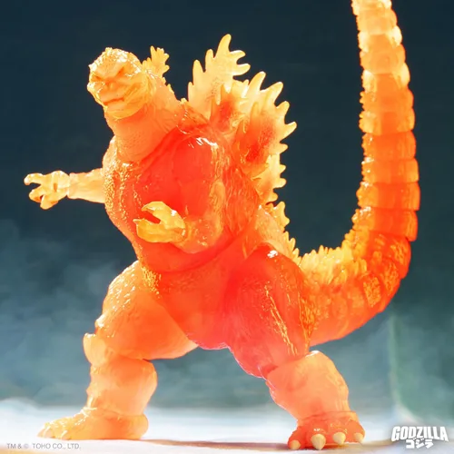 Miniatura 4 de Super7 ¡ULTIMATES! Toho Blazing Godzilla (1200º naranja transparente) - Figura de acción de Toho Godzilla de 8 pulgadas, coleccionables de películas