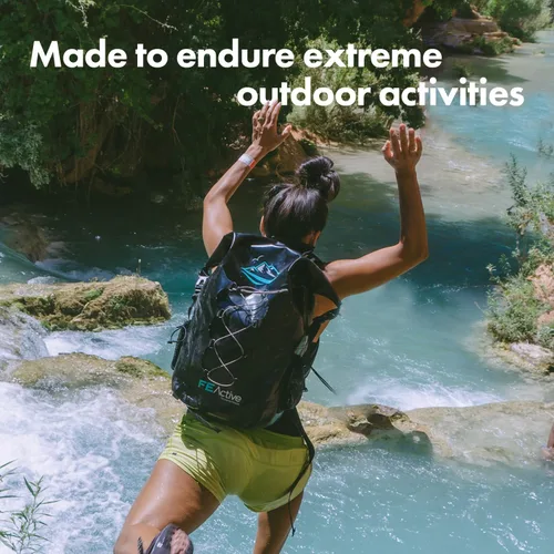 Miniatura 9 de FE Active Mochila impermeable Dry Bag - Bolsa ecológica de 30 litros para hombres y mujeres para pesca, viajes, senderismo, playa