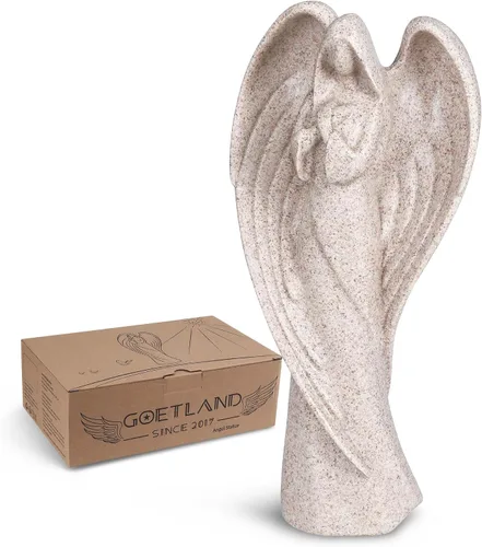 Goetland Estatua de ángel del desierto, regalo de condolencias para recuerdo de comodidad, condolencias expresas, pérdida de un ser querido, regalo