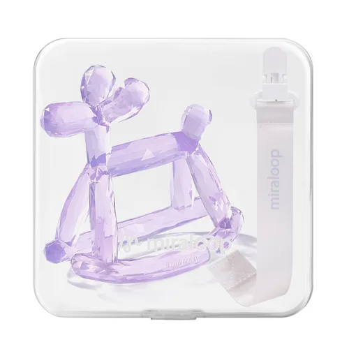 Miniatura 9 de Mordedor de Bebé Miraloop de Cristal en Gelatina – Juguete de Alivio de Dentición Jellydog para Bebés de 3-6 Meses, Mordedor de Mano de Silicona