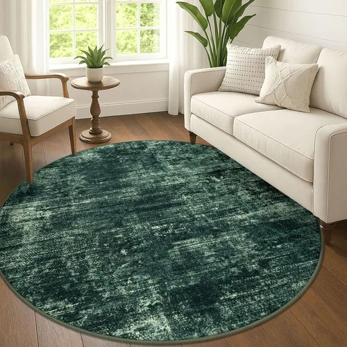 Miniatura 218 de IOHOUZE Alfombra pequeña abstracta de 2 x 3 pies, alfombra de entrada lavable para entrada interior, alfombras con respaldo de goma, alfombra gris
