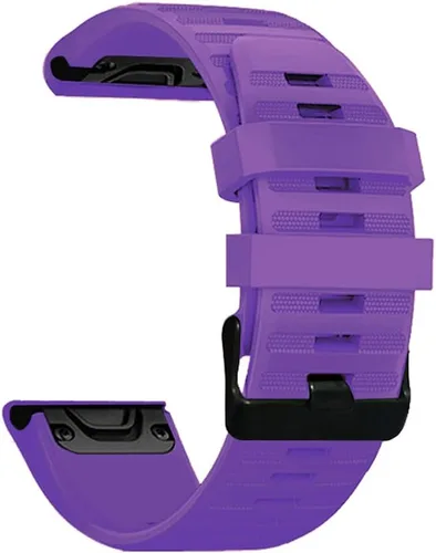 Miniatura 15 de AISPORTS Correa de silicona compatible con Garmin Fenix 7/7 Pro/6/6 Pro/5/5 Plus, correa de reloj de ajuste rápido de 0.866 pulgadas, correa Azul