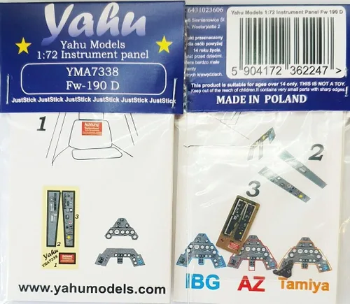 Miniatura 2 de Yahu Modelo YMA7338 1/72 Fw-190D para accesorios IBG para aviones